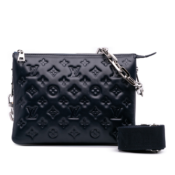 Pre-Loved Louis Vuitton Monogram Embossed Puffy Lambskin Coussin PM - Picture 11 of 11